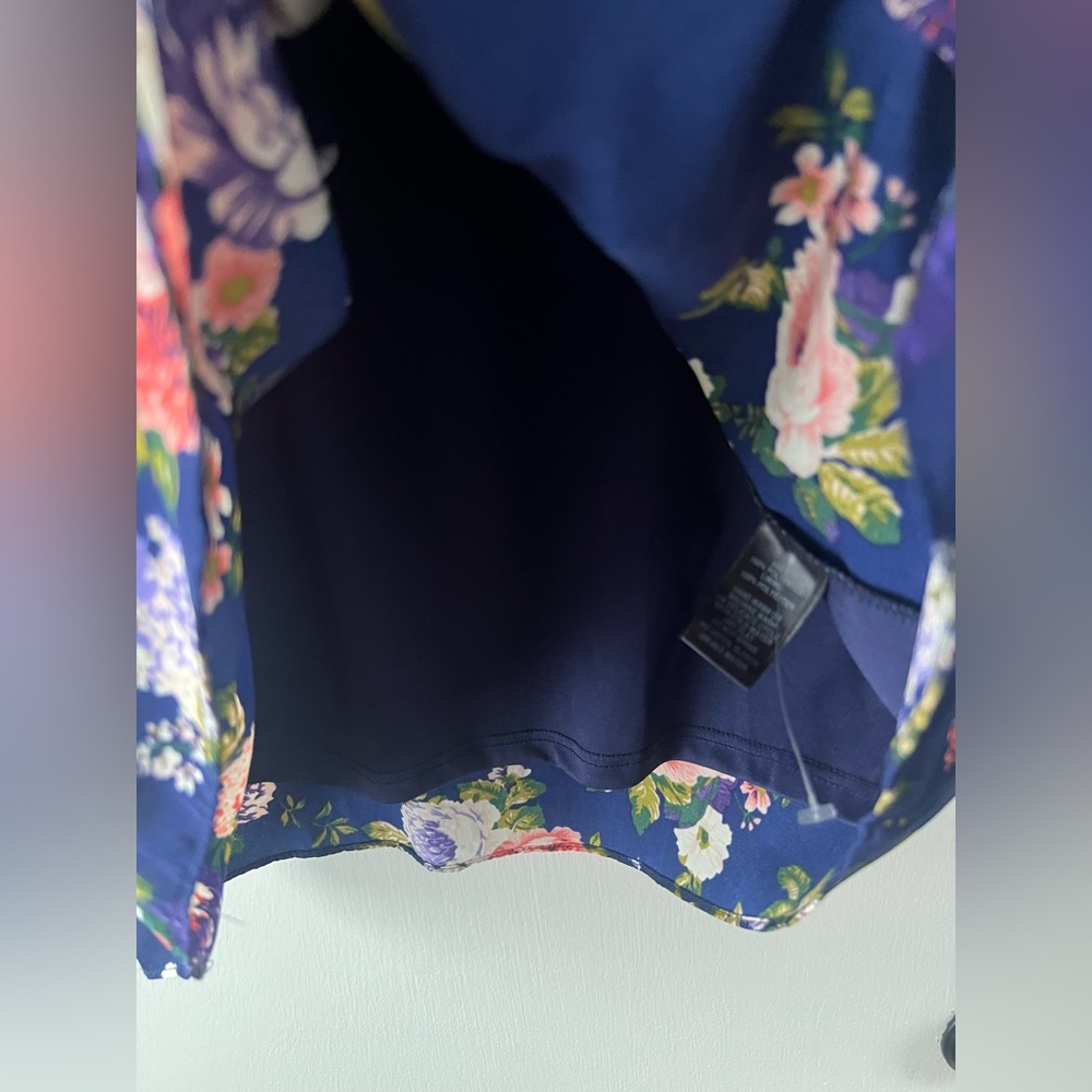 Lulu’s Honey Punch That’s A Wrap Floral Faux Wrap Dress Cottagecore Date Night - Picture 11 of 14
